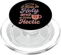 Christian Petty Oró Fe Humor Sass God Knows Me PopSockets PopGrip para MagSafe