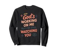 Christian Petty Oró Fe Humor Sass God Knows Me Sudadera