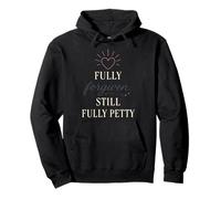 Christian Petty Oró Fe Humor Sass God Knows Me Sudadera con Capucha