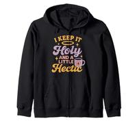 Christian Petty Oró Fe Humor Sass God Knows Me Sudadera con Capucha