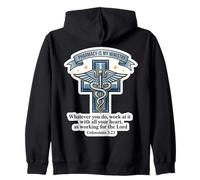 Christian Pharmacist Pharmacy Is My Ministry Bible Versículo Dios Sudadera con Capucha