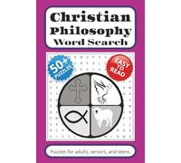 Christian Philosophy Word Search Puzzle Book: Word Searches with Easy to Read Print about Faith, Virtues, Celebrations and More | 6x9 inches, 110 ... Gift for Vacations, Holidays and Free Times