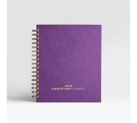 Christian Planner 2024 - Diario bíblico y libro de gratitud de 7 x 10 pulgadas, encuadernado en espiral con papel ecológico certificado FSC, organizador mensual, semanal, diario, perfecto para
