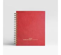 Christian Planner 2024 | Diario bíblico y libro de gratitud de 7 x 10 pulgadas encuadernado en espiral con papel ecológico certificado FSC | Organizador mensual, semanal y diario, perfecto para