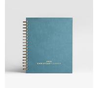 Christian Planner 2024 | Diario bíblico y libro de gratitud de 7 x 10 pulgadas encuadernado en espiral con papel ecológico certificado FSC | Organizador mensual, semanal y diario, perfecto para