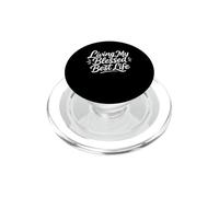 Christian Positive Inspiration Living My Blessed Best Life PopSockets PopGrip para MagSafe