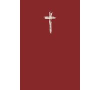 Christian Prayer Journal with Cross Red Cover: 6x9 Faith Based Notes Notebook for Teens and Adults