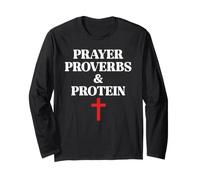 Christian Prayer Proverbs Protein Shakes Jesus Weights Faith Manga Larga