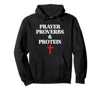 Christian Prayer Proverbs Protein Shakes Jesus Weights Faith Sudadera con Capucha