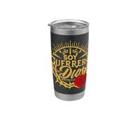 Christian Quote Religious Believe Blessed Faith Bible Verse Vaso térmico de acero inoxidable de doble pared