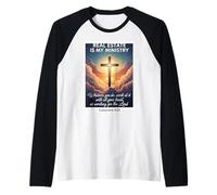 Christian Realtor Real Estate Es Mi Ministerio Agente Jesús Dios Camiseta Manga Raglan