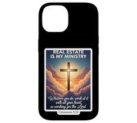 Christian Realtor Real Estate Es Mi Ministerio Agente Jesús Dios Carcasa para iPhone 14