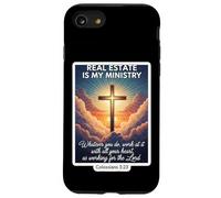 Christian Realtor Real Estate Es Mi Ministerio Agente Jesús Dios Carcasa para iPhone SE (2020) / 7/8
