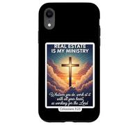 Christian Realtor Real Estate Es Mi Ministerio Agente Jesús Dios Carcasa para iPhone XR