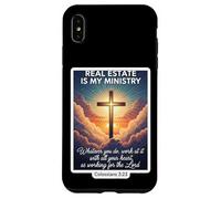 Christian Realtor Real Estate Es Mi Ministerio Agente Jesús Dios Carcasa para iPhone XS MAX