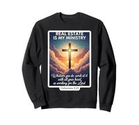 Christian Realtor Real Estate Es Mi Ministerio Agente Jesús Dios Sudadera