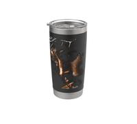 Christian Religious Believe Blessed Faith God Bible Verse Vaso térmico de acero inoxidable de doble pared