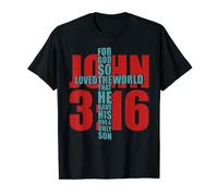 Christian Religious TShirt John 3:16 Su único hijo Camiseta