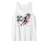 Christian Runner Faith Music 1 Cor 9:24 Run The Beat Camiseta sin Mangas