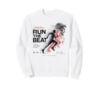 Christian Runner Faith Music 1 Cor 9:24 Run The Beat Sudadera