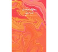 Christian Sermon Notes Journal for One Year: Capture Scripture, Highlights and Reflection, Marble Style, 6 x 9 Inches