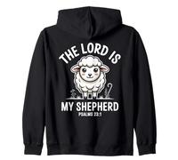 Christian Shepherd Salmos 23:1 Lindas ovejas Sudadera con Capucha