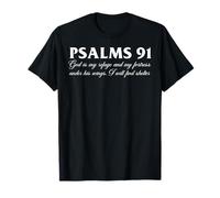 Christian Shirt Women Psalms 91 Jesus Love T-Shirt Religious Camiseta