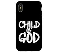 Christian Shirts For Men God Child of Jesus Fate Shirt Carcasa para iPhone X/XS