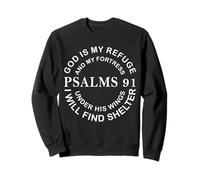 Christian Shirts Men Women Jesus Shirt God is My Refuge Sudadera