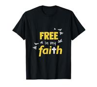 Christian T-Shirt - Free In My Faith Camiseta