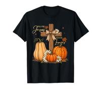 Christian Thanksgiving Me enamoro de Jesús Que Nunca se va Camiseta