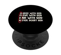 Christian Tshirt for Kids Boys God Jesus Inspirational PopSockets PopGrip Adhesivo
