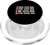 Christian Tshirt for Kids Boys God Jesus Inspirational PopSockets PopGrip para MagSafe