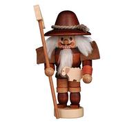 Christian Ulbricht Cascanueces de la Navidad alemán Mini Pastor Colores Naturales - 10,5 cm / 4 Pulgadas - Auténticos Cascanueces Erzgebirge alemanes