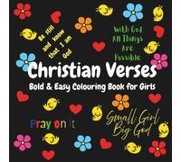Christian Verses: Bold & Easy Colouring Book for Girls (Share My Love Bold & Easy Colouring Books)