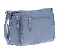 Christian Wippermann Bandolera grande de nailon para mujer, 30 x 26 x 12 cm, correa ajustable, muchos compartimentos, deportivo y elegante, ligero bolso de hombro para mujer para el día a día, trabajo