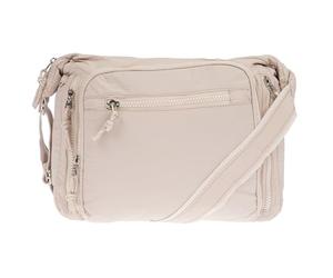 Christian Wippermann Bandolera grande de nailon para mujer, 30 x 26 x 12 cm, correa ajustable, muchos compartimentos, deportivo y elegante, ligero bolso de hombro para mujer para el día a día, trabajo