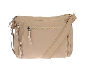 Christian Wippermann Bandolera grande de nailon para mujer, 30 x 26 x 12 cm, correa ajustable, muchos compartimentos, deportivo y elegante, ligero bolso de hombro para mujer para el día a día, trabajo