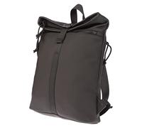 Christian Wippermann Pequeña mochila enrollable para mujer, bolsa de lona para bicicleta, bolsa de mensajería, Negro , 29 x 32 x 9 cm