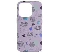 Christian Women Bible Verses Psalm Faith Quote Inspirational Carcasa para iPhone 14 Pro
