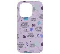 Christian Women Bible Verses Psalm Faith Quote Inspirational Carcasa para iPhone 15 Pro