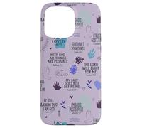 Christian Women Bible Verses Psalm Faith Quote Inspirational Carcasa para iPhone 15 Pro Max