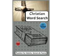 Christian Word Search Book: Word Searches with Easy to Read about Christian, Religion, Church and More | 6x9 inches, 110 pages | 50+ Puzzles … Gifts for Vacations, Holidays and Free Times