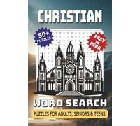 Christian Word Search Puzzle Book: Inspirational Word Searches with Easy-to-Read Print, Bible People, Places, Stories & Teachings | 6x9 Inches, 112 ... for Faith, Fun, Relaxation & Quiet Time