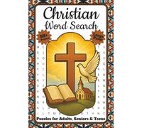 Christian Word Search Puzzle Book: Word Searches with Easy to Read Print about Christian, Holiday, Religion and More | 6x9 inches, 110 pages | 50+ ... Gift for Vacations, Holidays and Free Times