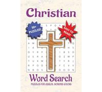 Christian Word Search Puzzle Book: Word Searches with Easy to Read Print about Christianity, Religion, Love and More | 6x9 inches, 110 pages | 50+ Puzzles … Gift for Vacations, Holidays and Free Times
