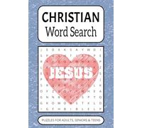 Christian Word Search Puzzle Book: Word Searches with Easy to Read Print about Jesus, the Gospel, Bible and More | 6x9 inches, 110 pages | 50+ Puzzles … Gift for Vacations, Holidays and Leisure