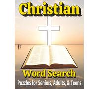 Christian Word Search Puzzle Book: Word Searches with Easy-to-Read Print about Religion, Inspirational, Christian and More| 8.5x11 inches, 110 pages | ... Gift for Vacations, Holidays, and Free times