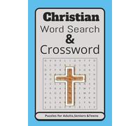 Christian wordsearch & crosswords: crossword puzzels with easy to read print about christian bible and more 6x9 50+ puzzels
