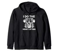 Christian Workout Jesús I Do The Heavy Lifting Inspirador Sudadera con Capucha